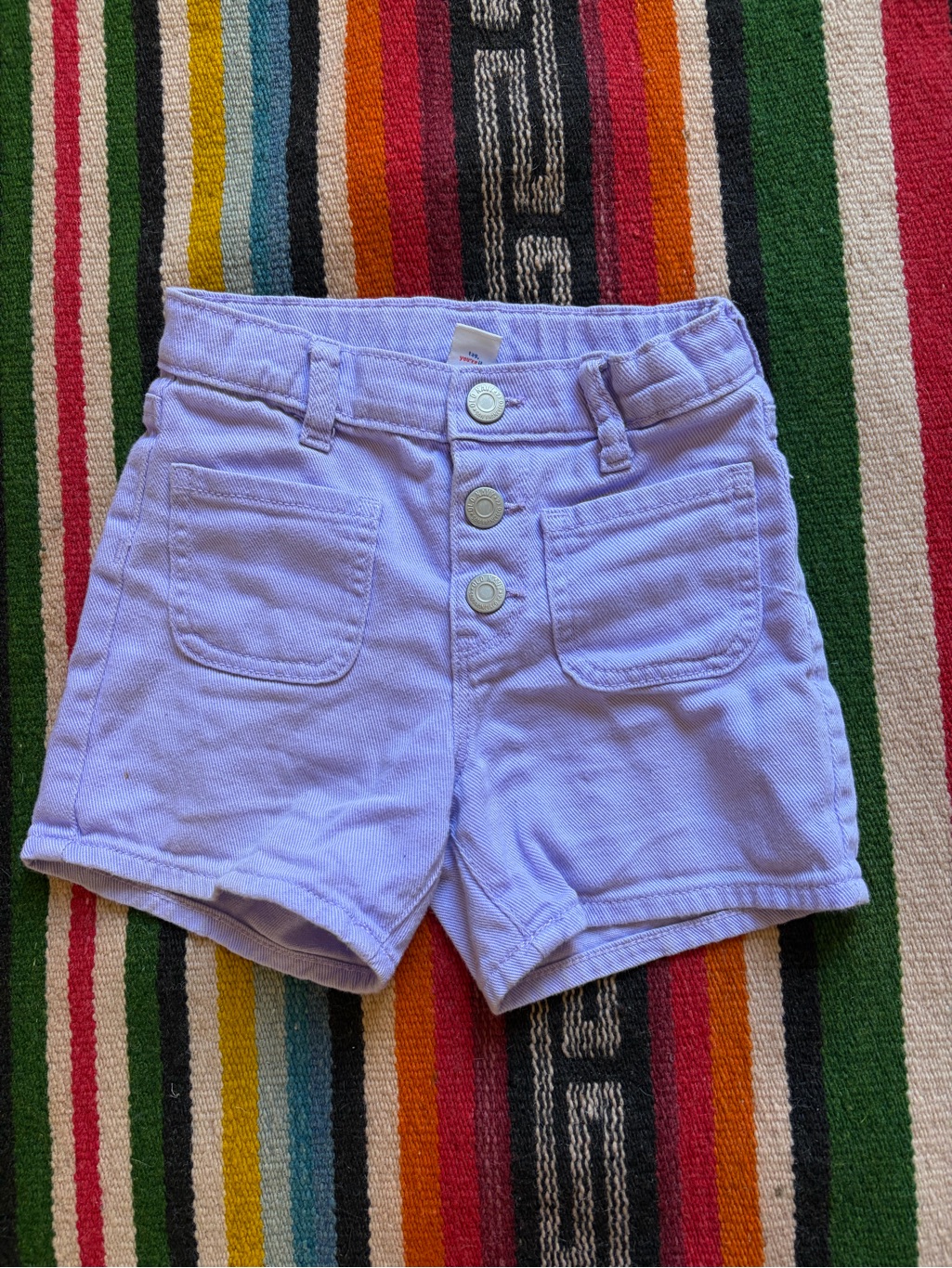 Old Navy Lavender Three-Button Girls' Shorts